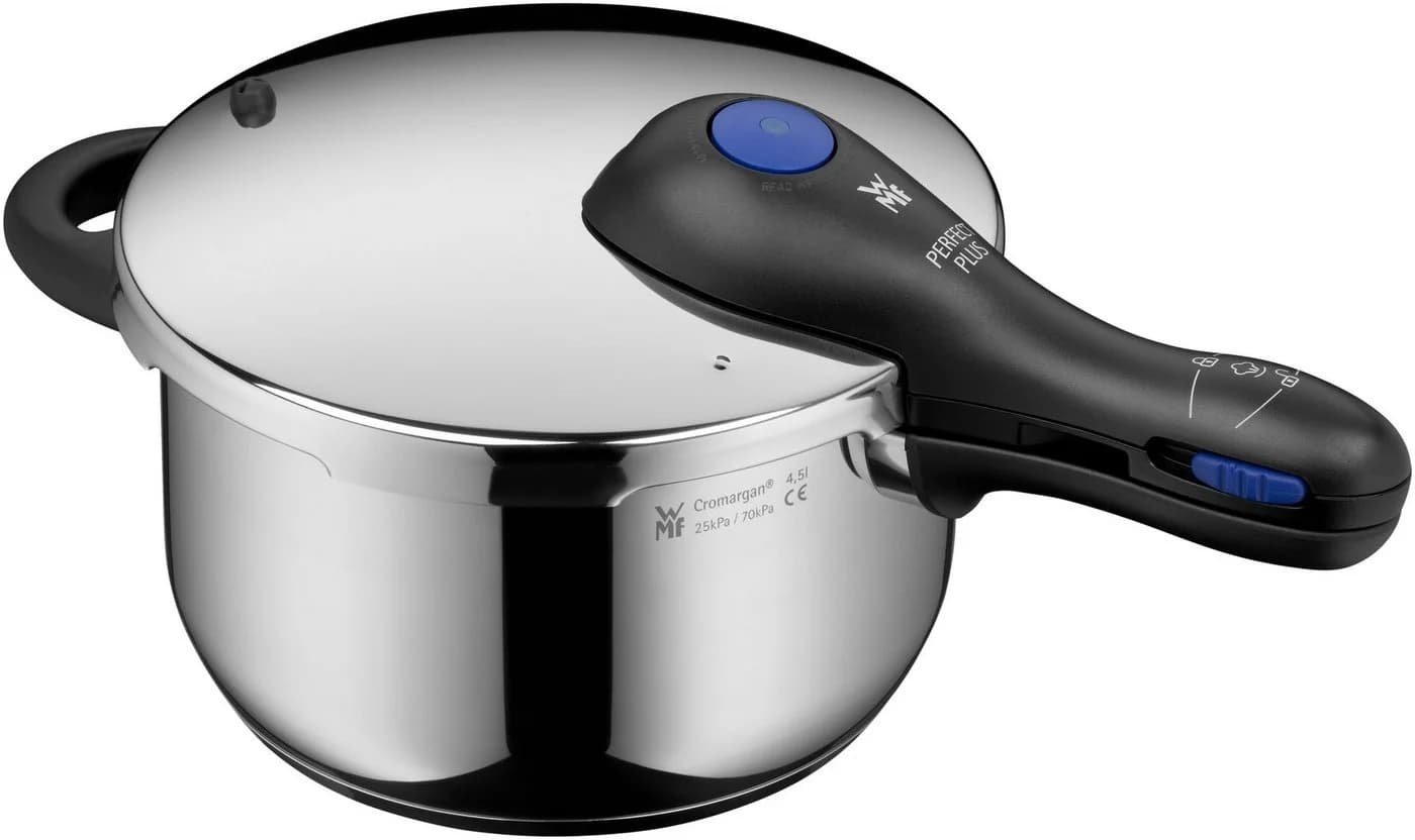 WMF Schnellkochtopf Perfect Plus 4,5L Edelstahl Schwarz/Blau - Bild 2
