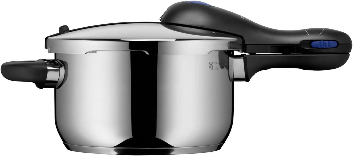 WMF Schnellkochtopf Perfect Plus 4,5L Edelstahl Schwarz/Blau - Bild 3