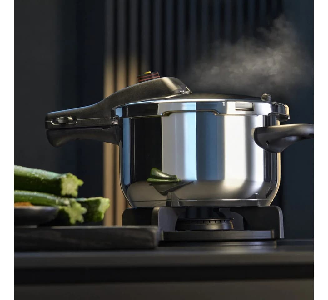 WMF Schnellkochtopf Perfect One Pot Set 6,5l + 3l Schwarz/Edelstahl