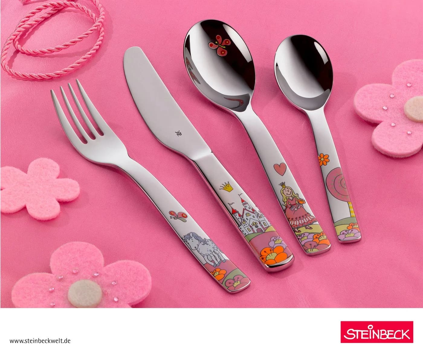 WMF Kinderbesteck Prinzessin Anneli 4-tlg. Edelstahl