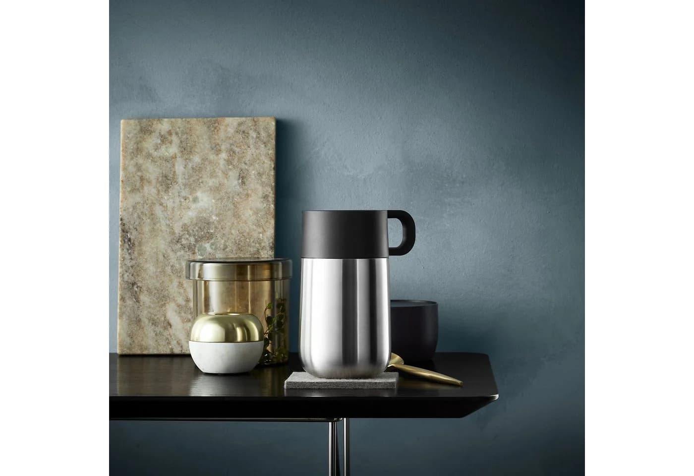 WMF Impulse Travel Mug Thermobecher 300ml Edelstahl Silikon