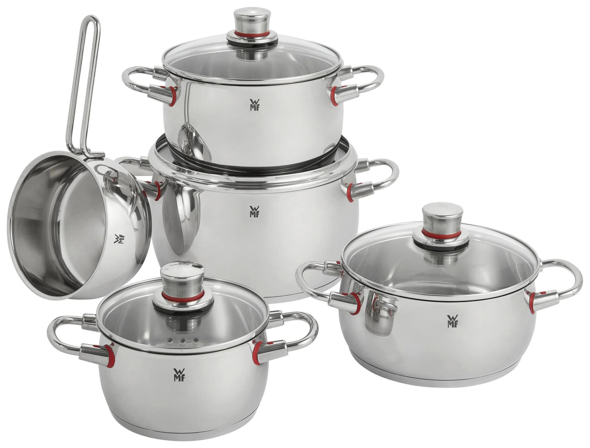 WMF Kochtopfset Quality One 5-teilig Edelstahl