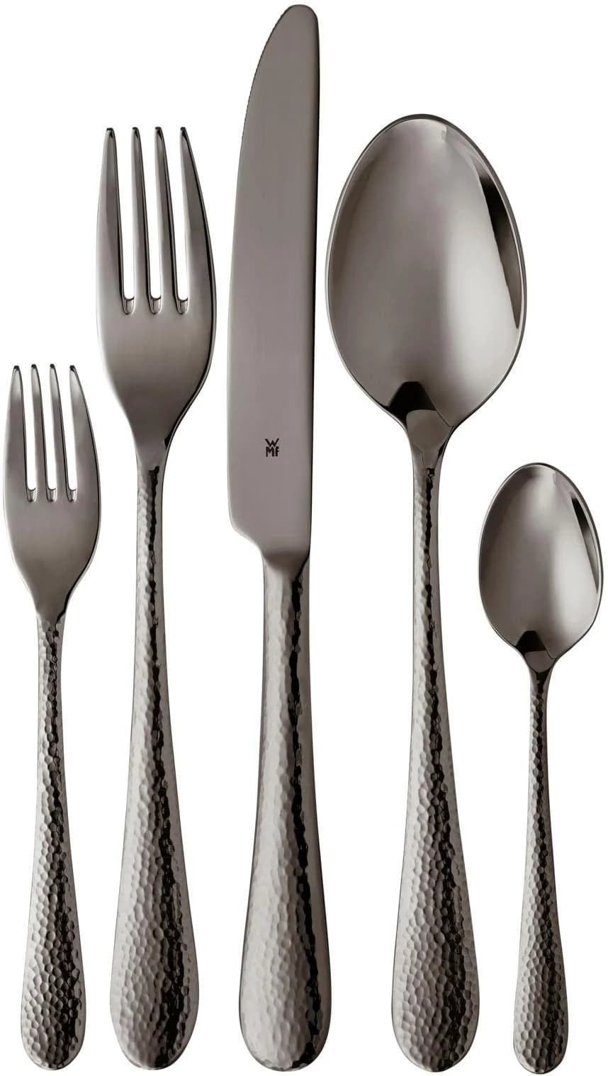 WMF Sitello Besteck-Set 30-tlg. Schwarz Cromargan Edelstahl