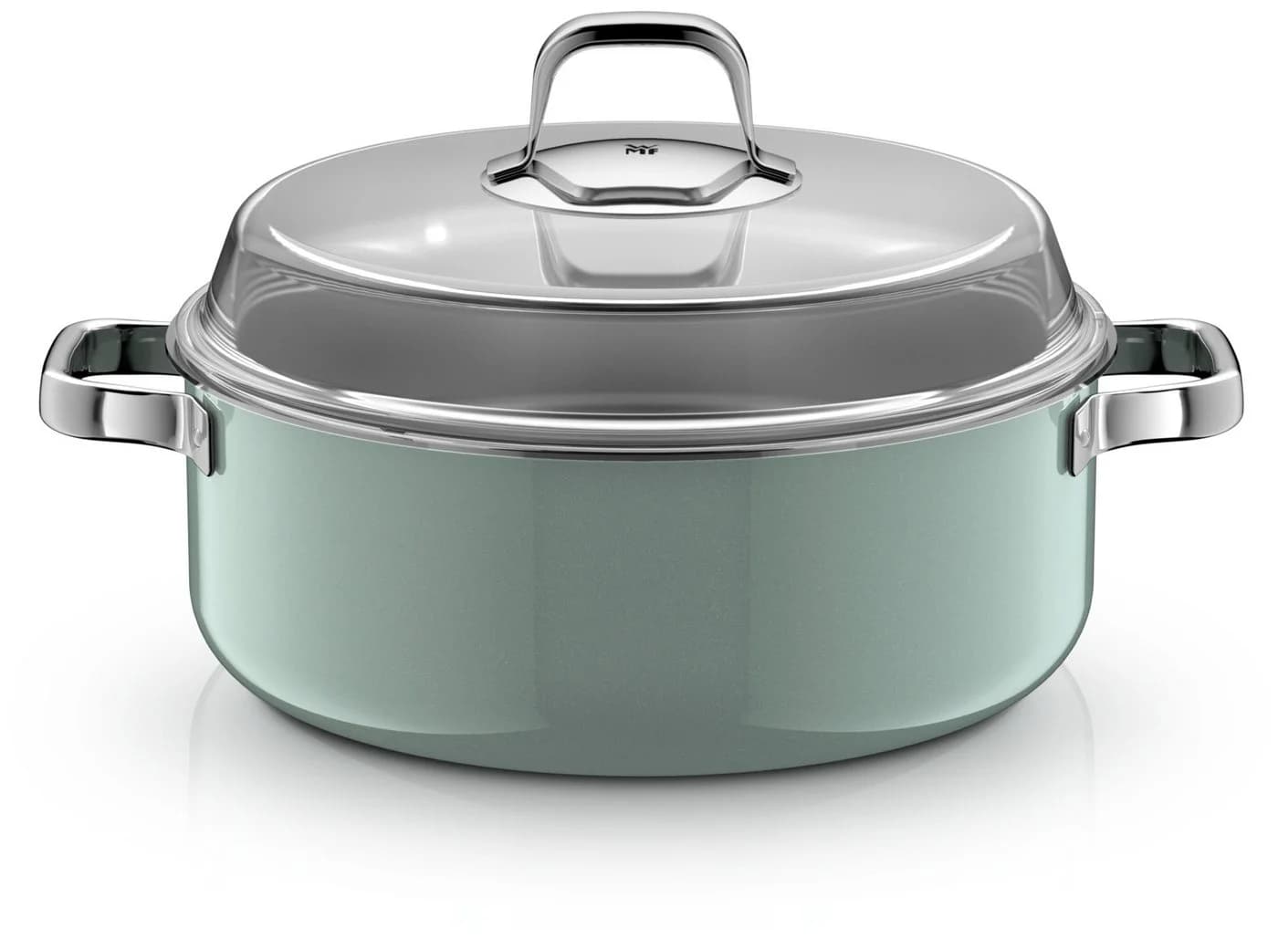 WMF Schmortopf Fusiontec Mineral Pro 28 cm Eucalyptus Haze