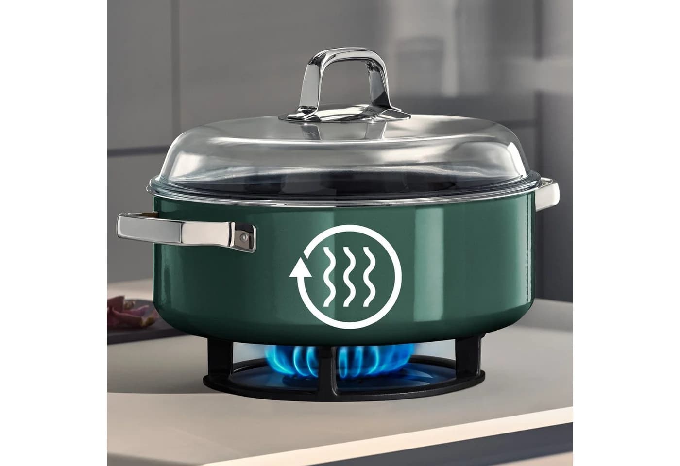 WMF Schmortopf Fusiontec Mineral Pro 28 cm Eucalyptus Haze - Bild 4