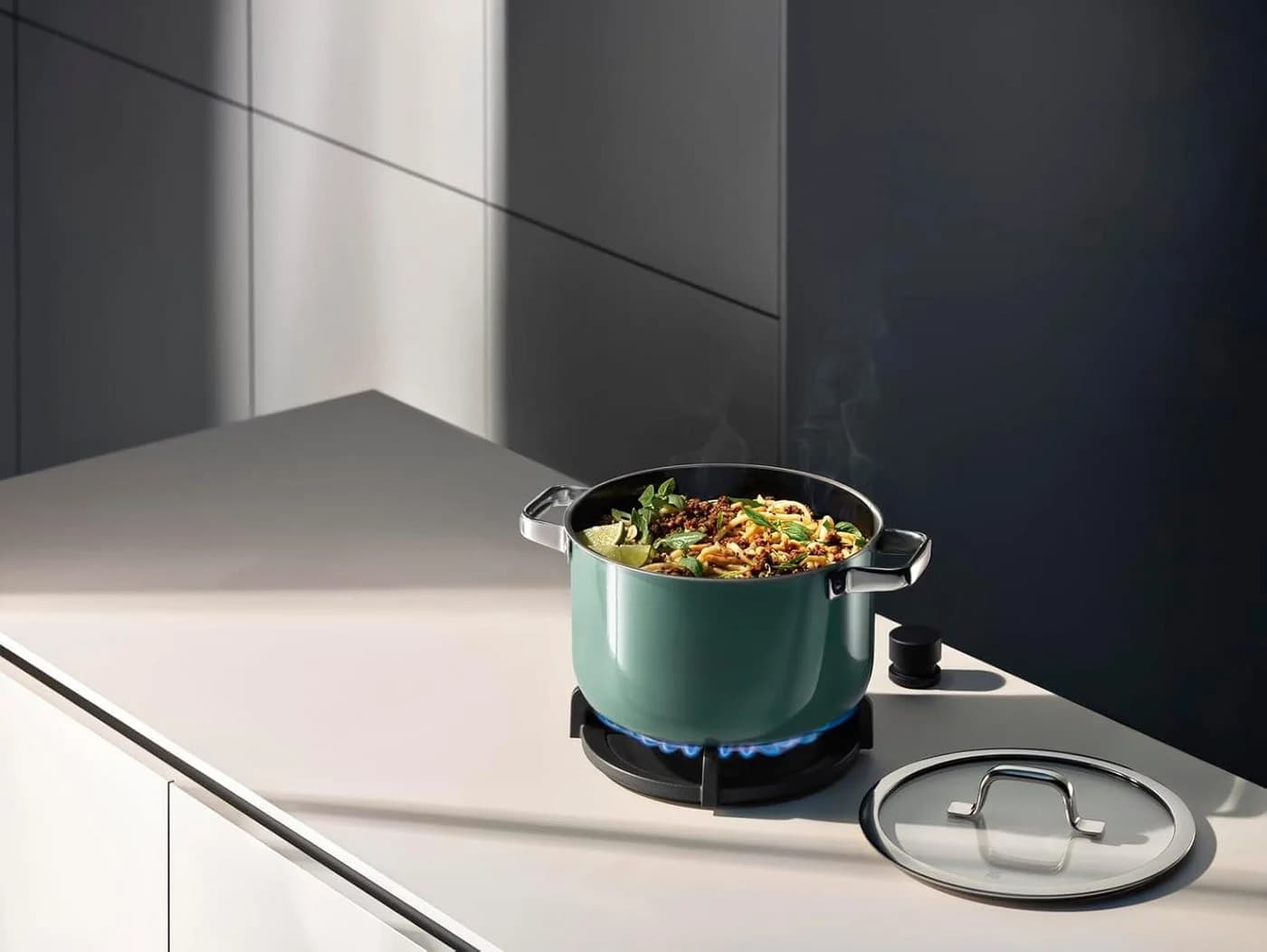 WMF Kochtopf Fusiontec Mineral Pro 20 cm Eucalyptus Haze - Bild 5