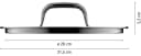 WMF Deckel Fusiontec Mineral Pro Ersatz-Glasdeckel transparent/silber Bild 5