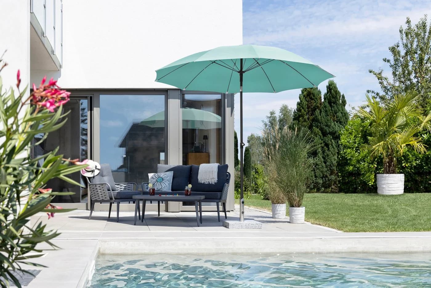 Marktschirm SCHNEIDER SCHIRME "Tarifa" Mint 270 cm
