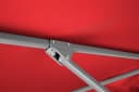 Standschirm aus Stahl und Polyester in Rot Bild 3