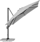 Ampelschirm SCHNEIDER SCHIRME Rhodos Twist Grau Polyester 300 cm Bild 2