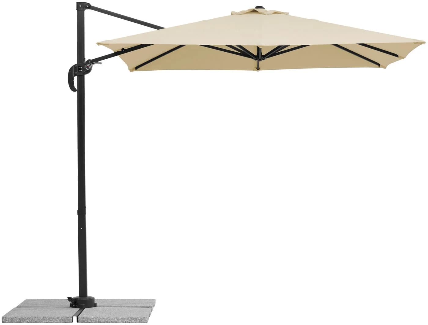 Schneider Schirme Rhodos Junior Ampelschirm Beige 230x230 cm - Bild 3