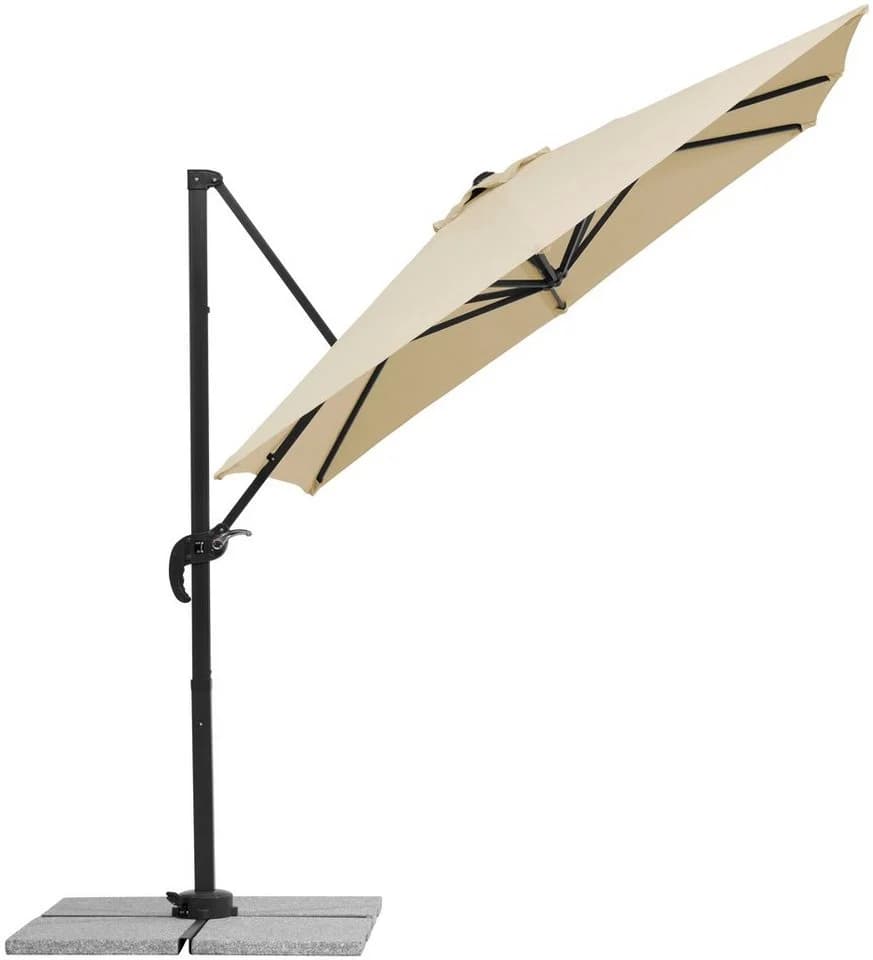Schneider Schirme Rhodos Junior Ampelschirm Beige 230x230 cm - Bild 5