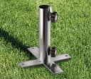 Schneider Schirme Schirmhalter Rasen-Vierzack Silber Bild 1