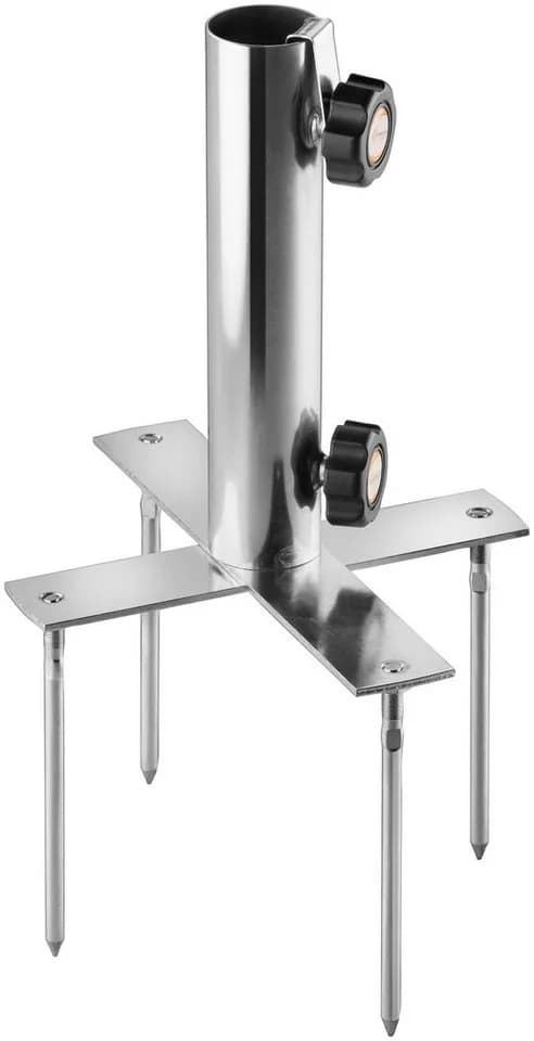 Schneider Schirme Schirmhalter Rasen-Vierzack Silber - Bild 2