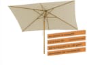 Schneider Schirme Marktschirm Malaga natur 300 x 200 cm Bild 3
