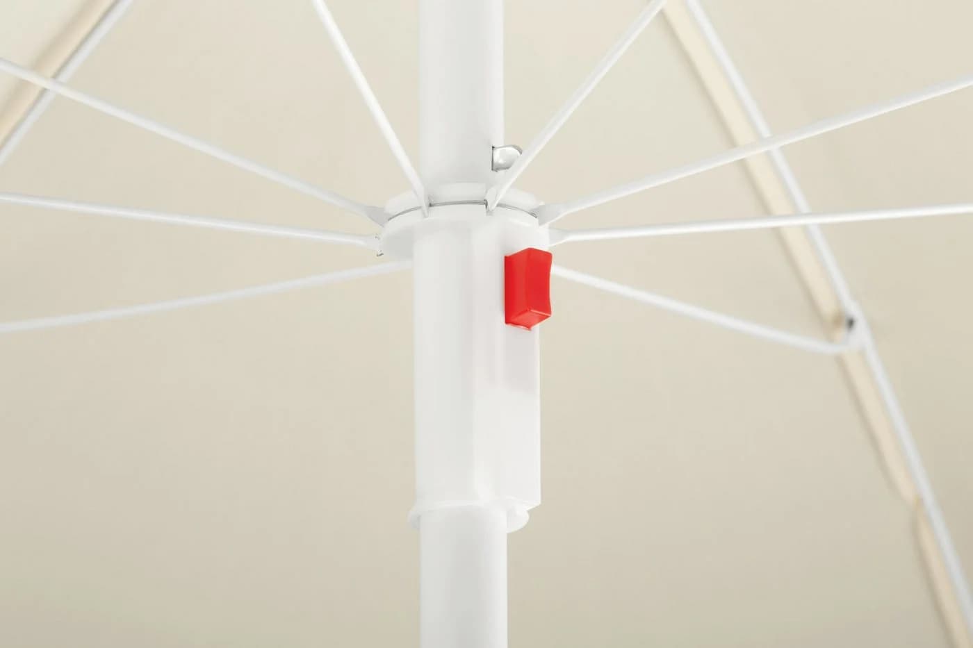Schneider Sonnenschirm Ibiza 240 cm Beige Weiß - Bild 3