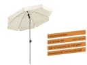 Schneider Sonnenschirm Locarno Beige 150 cm UV-Schutz Bild 2