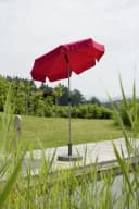 Schneider Schirme Sonnenschirm Locarno rot Ø 150 cm Bild 1