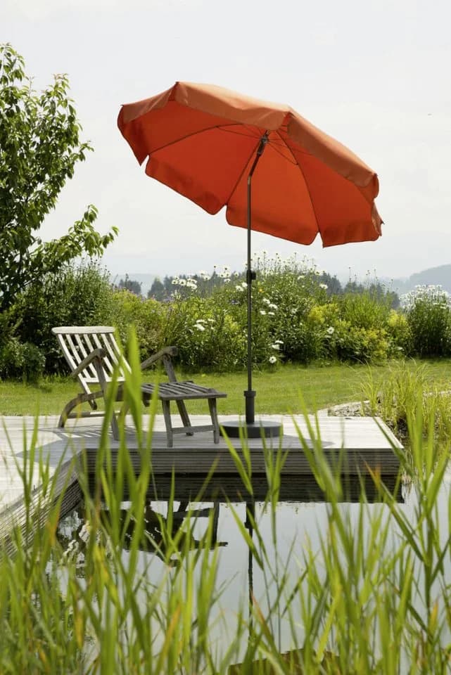 Schneider Schirme Sonnenschirm Aquila Terracotta Ø 200 cm