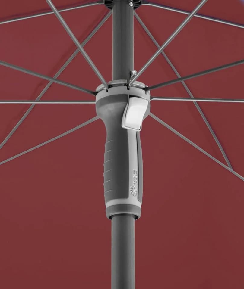 Schneider Sonnenschirm Aquila dunkelrot Ø 200 cm mit Volant - Bild 3