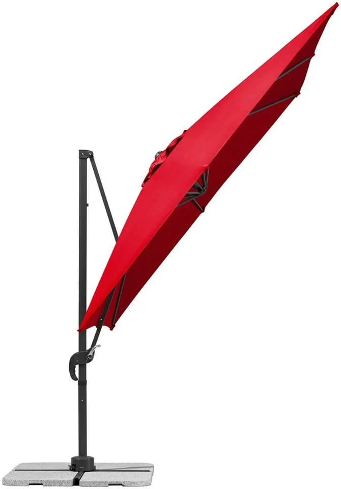Schneider Schirme Rhodos Junior Ampelschirm Rot Quadratisch - Bild 5