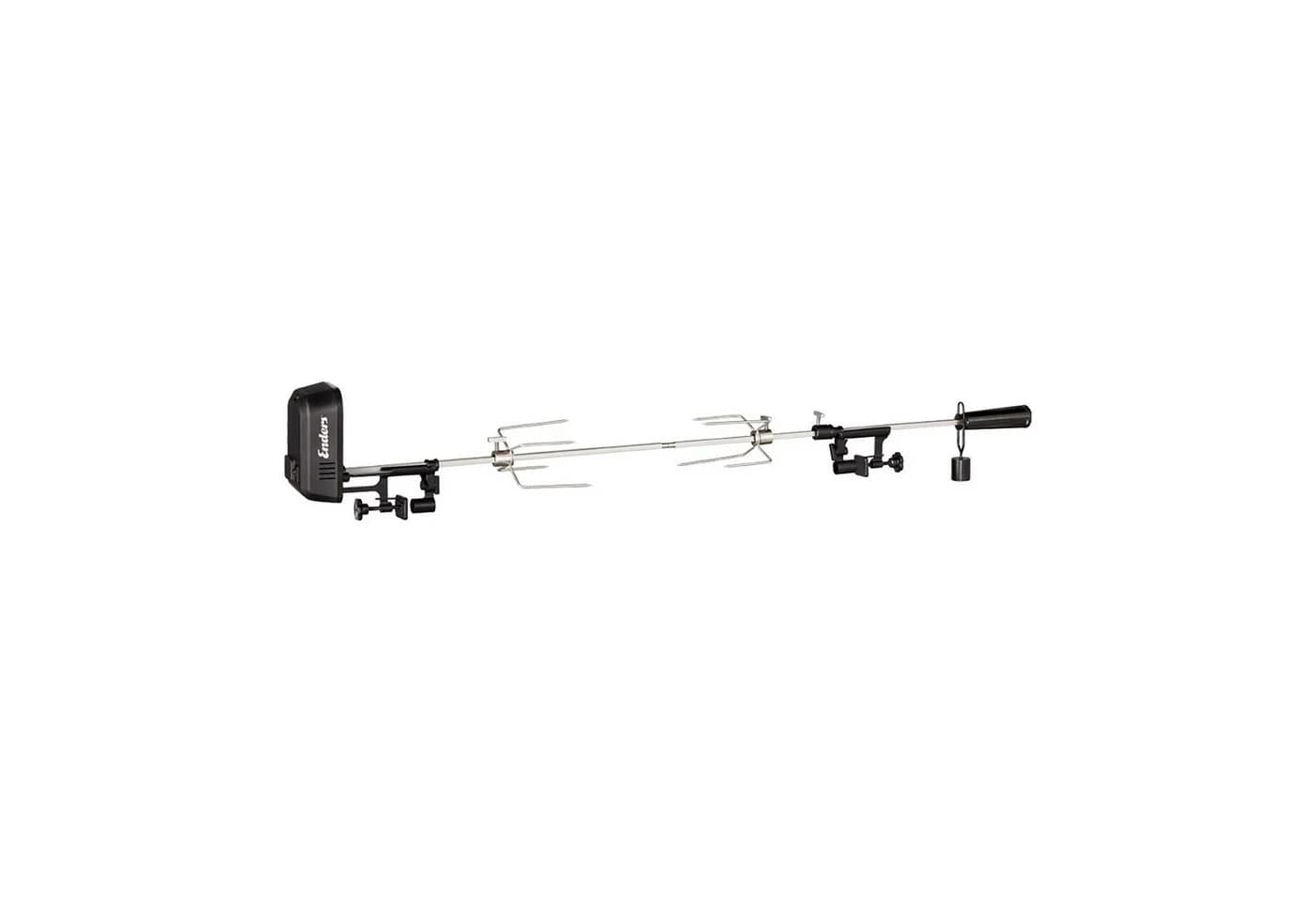 Enders® Grillspieß Pro mit Dual-Motor & Universalhalterung, Edelstahl