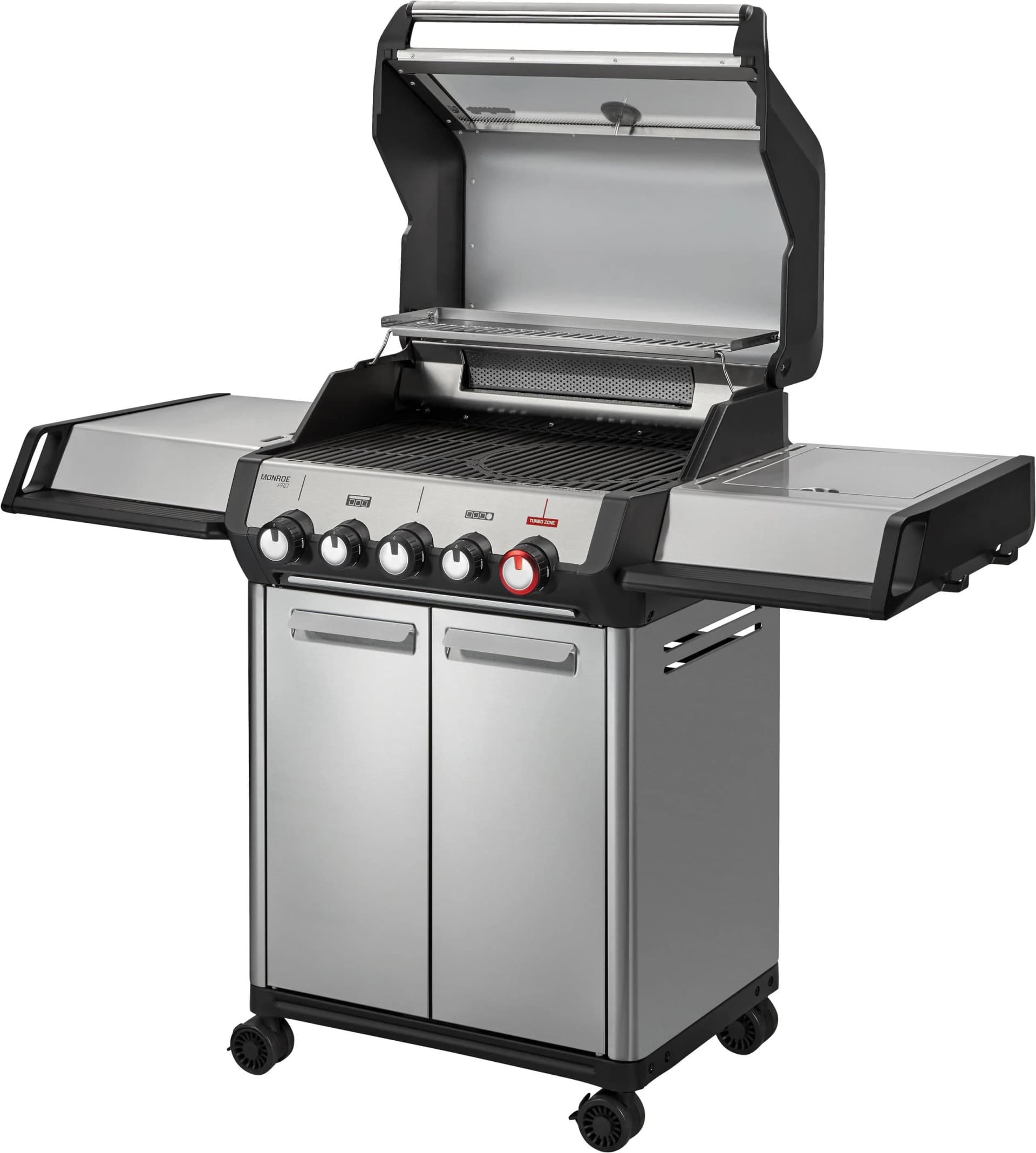 ENDERS Gasgrill Monroe Pro 3 SIKR TURBO Silber Edelstahl