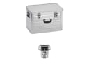 Enders® Alubox 63 Liter Aufbewahrungsbox mit Schloss-Set Bild 2