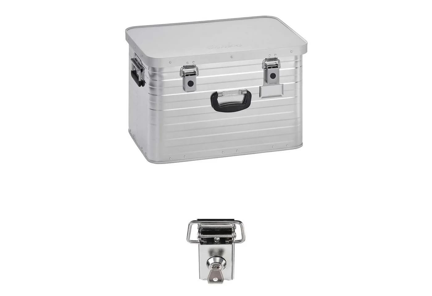 Enders® Alubox 63 Liter Aufbewahrungsbox mit Schloss-Set - Bild 2
