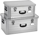Enders® Transportbehälter Toronto Set Silber Aluminium 47L & 80L Bild 1