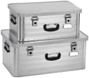 Enders® Transportbehälter Toronto Set Silber Aluminium 47L & 80L Bild 2