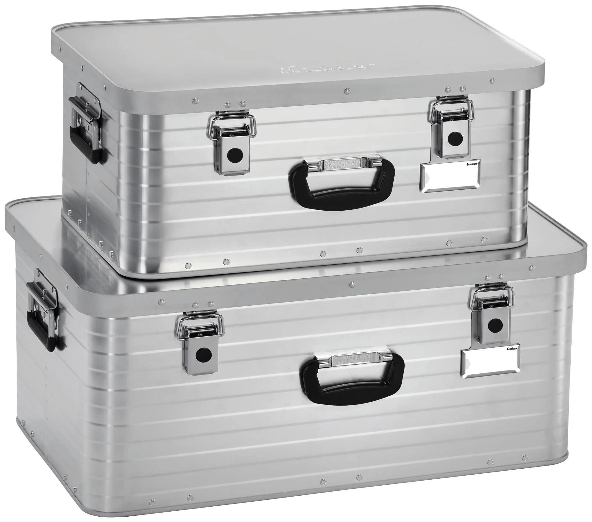 Enders® Transportbehälter Toronto Set Silber Aluminium 47L & 80L - Bild 2