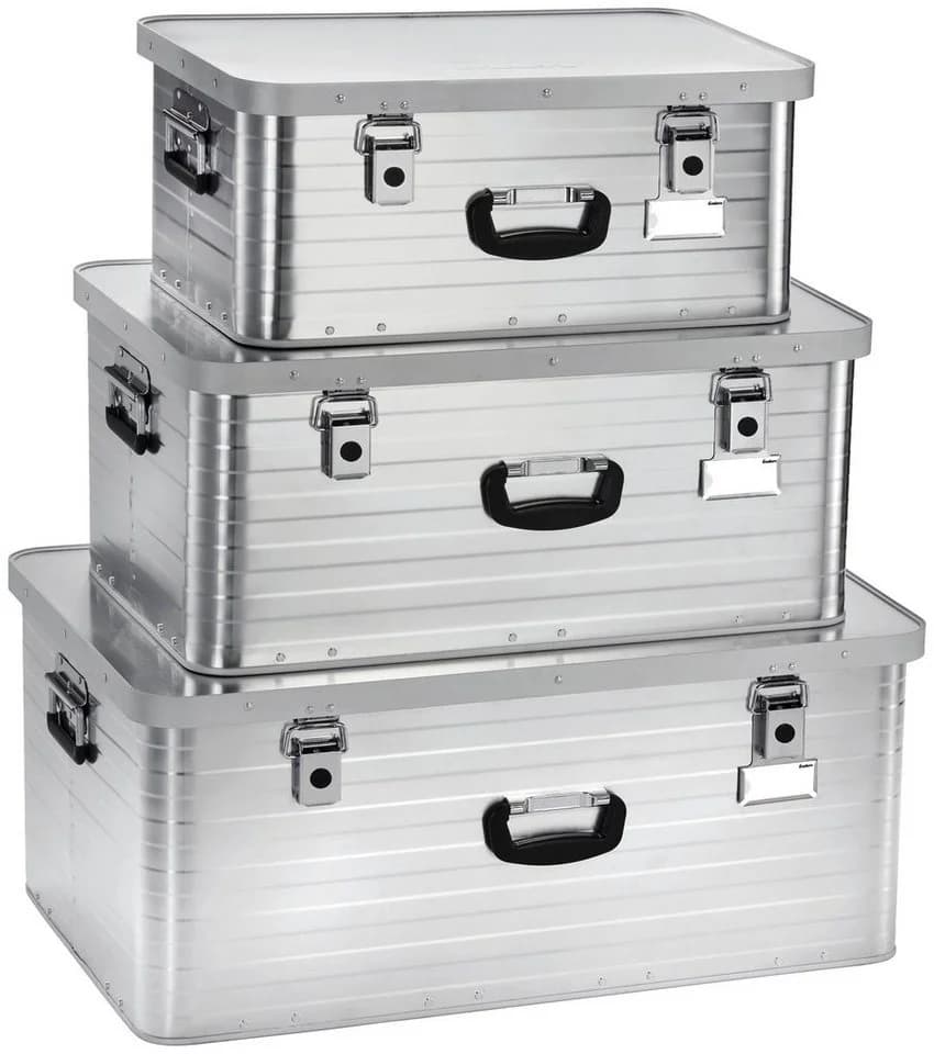 ENDERS Toronto Aluminium Transportbox Silber 47L/80L/130L