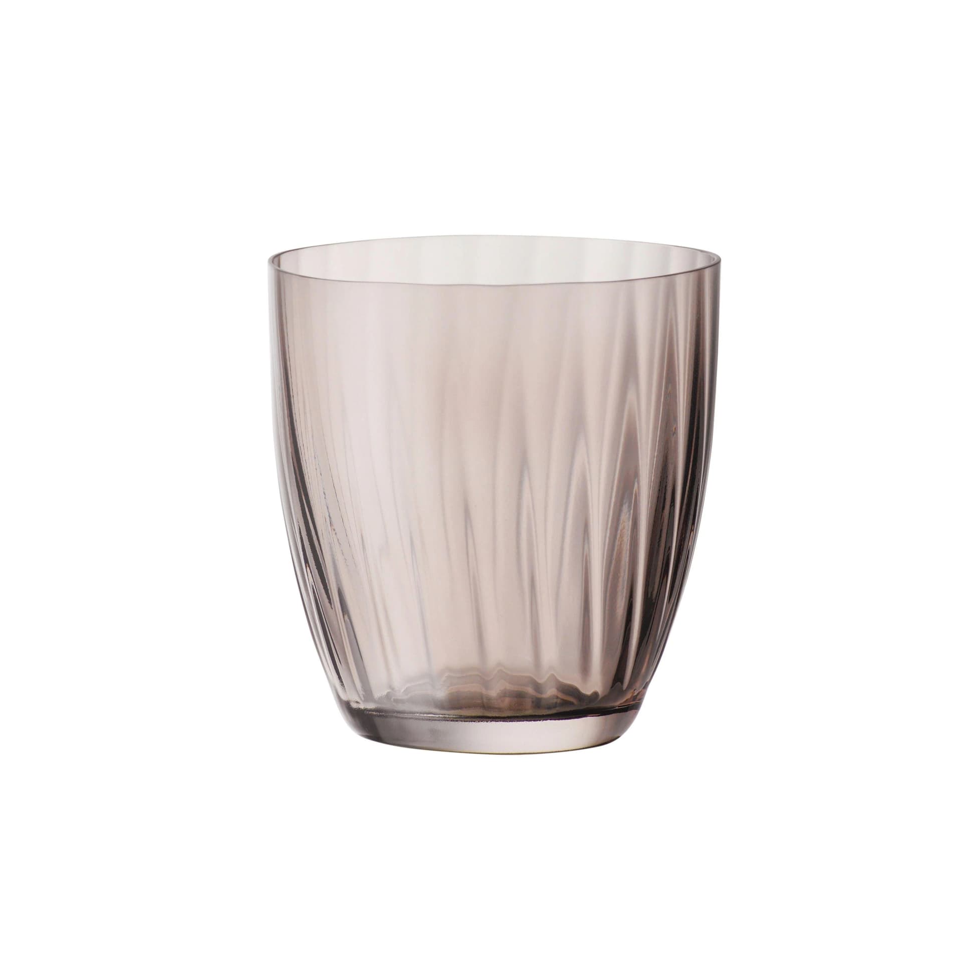BOHEMIA CRISTAL Becher GEORGIA Kristallglas Rauchbraun 260 ml