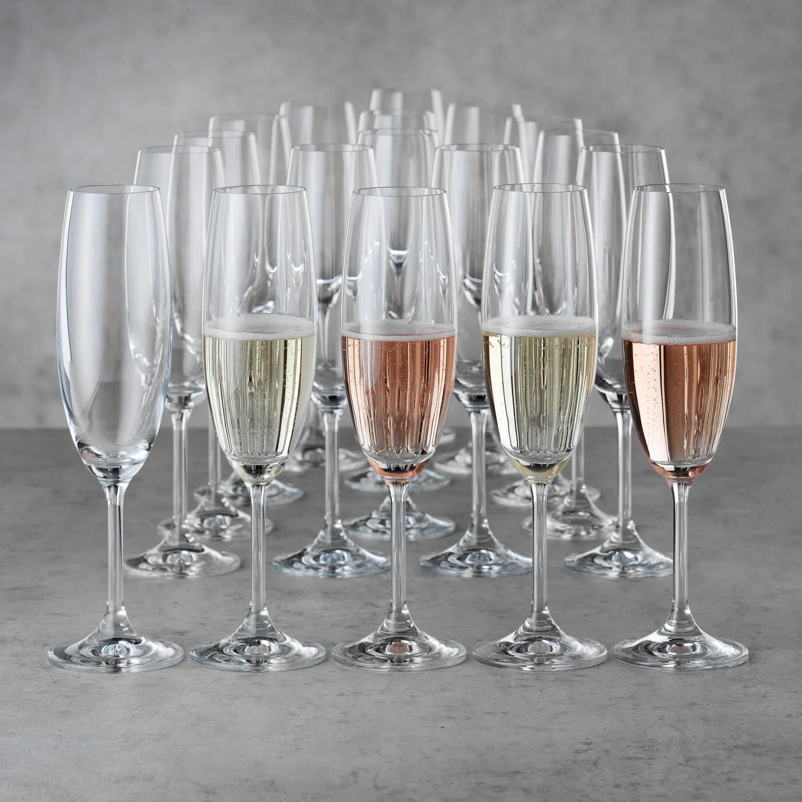 BOHEMIA CRISTAL Sektgläser-Set LIBERA 12-tlg. Kristallglas