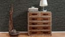 living walls Vinyltapete Steinoptik Grau Modern Bild 1