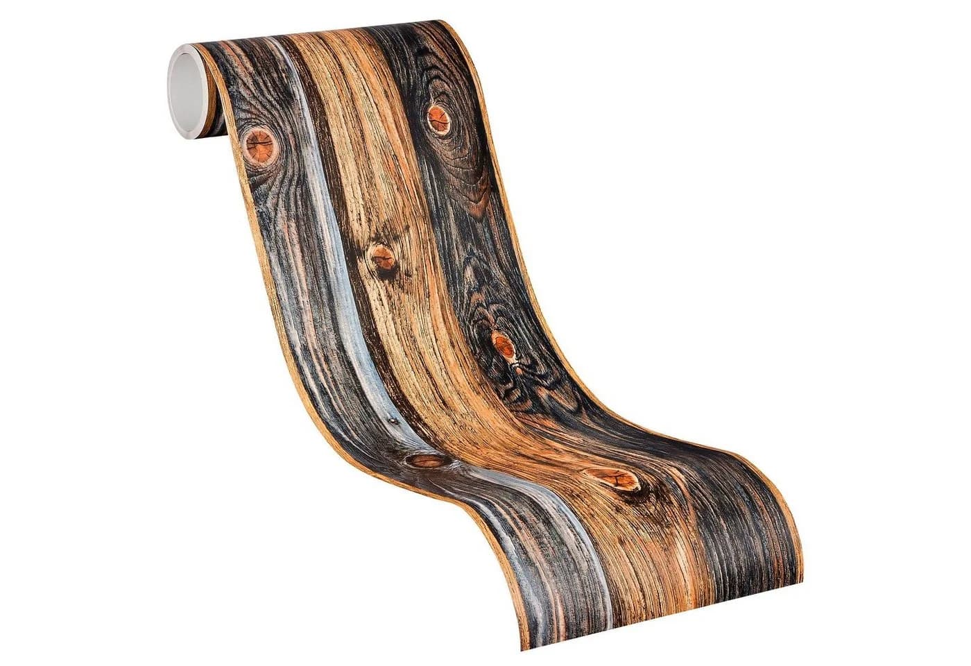 Living Walls Bordüre Stick Ups Holz Vinyl Selbstklebend