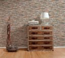 living walls Vliestapete Best of Wood`n Stone 2nd Edition Steinoptik Braun/Grau Bild 1