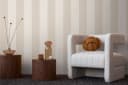 A.S. Création Vliestapete Pure Elegance Streifen Braun Beige Landhaus Bild 5