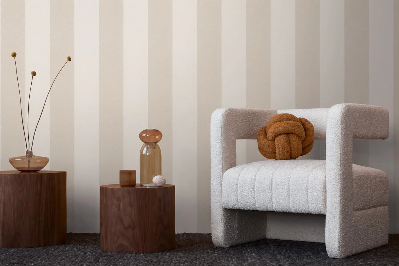 A.S. Création Vliestapete Pure Elegance Streifen Braun Beige Landhaus - Bild 5
