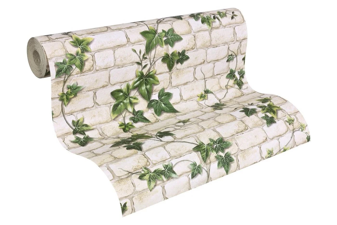 living walls Papiertapete Il Decoro Steinoptik Weiß