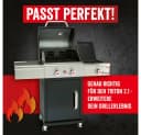 LANDMANN Grillplatte Modulus Triton 2.1 Gusseisen Schwarz Bild 5