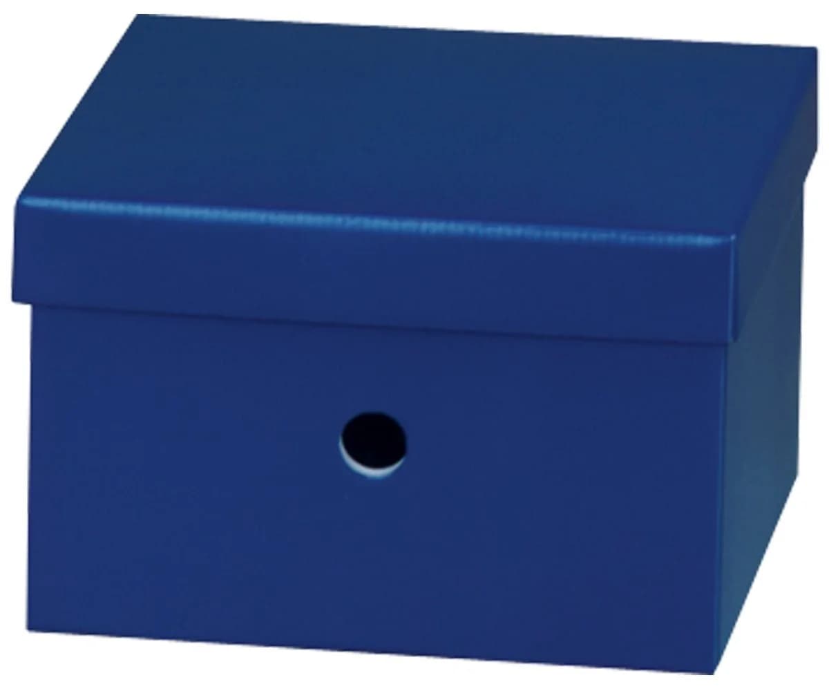 NIPS Aufbewahrungsbox UNI COLOUR Dunkelblau mit Deckel - Bild 2