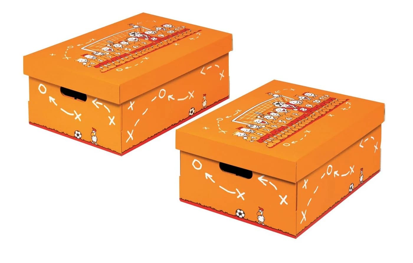 NIPS Aufbewahrungsbox CHAMPION 2er-Pack Fußball-Motiv - Bild 2