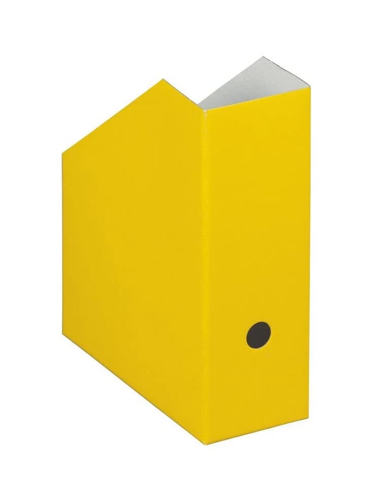 NIPS Zeitschriftenbox Gelb Stehsammler Extra Breit