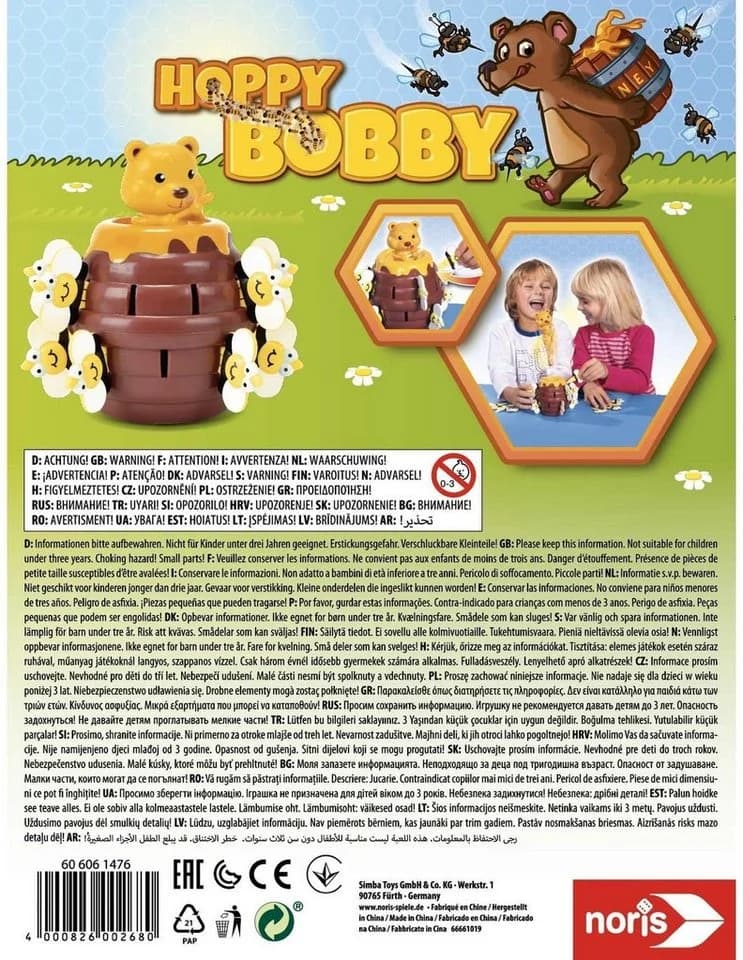 Noris Hoppy-Bobby Actionspiel Kinderspiel Aktionsspiel