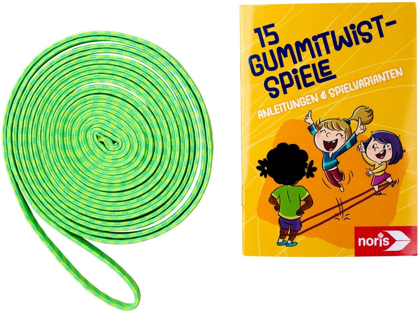 Noris Gummitwist Spiel Geschicklichkeitsspiel Bunt