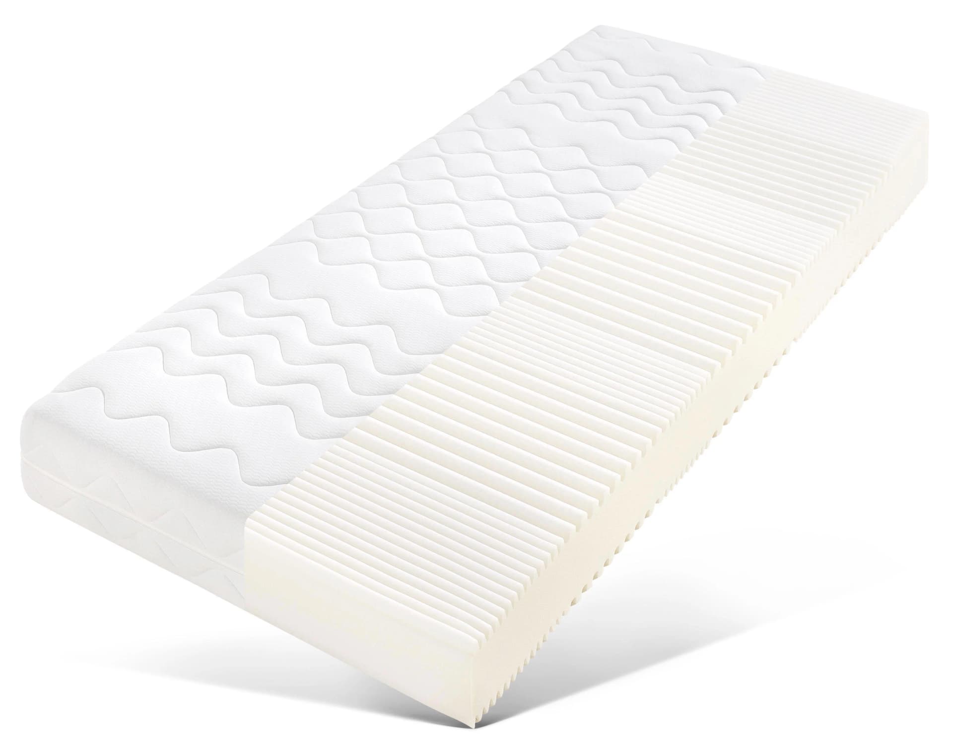 FAN ProVita Flex 21 S ECO Komfortschaummatratze Weiß 7-Zonen
