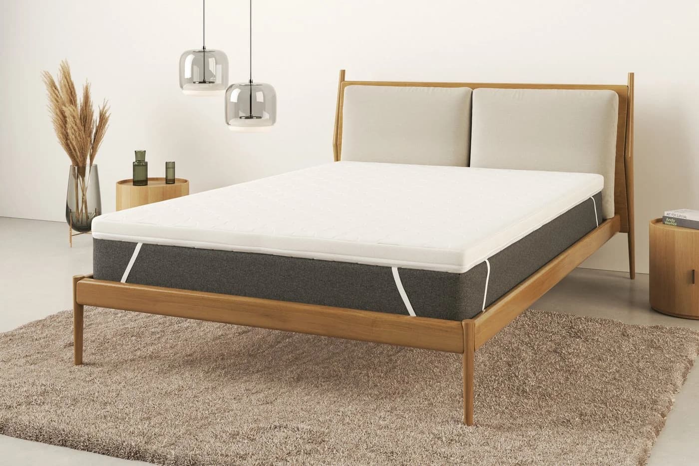 OTTO HOME Polly Plus XXL ECO Topper Weiß Komfortschaum