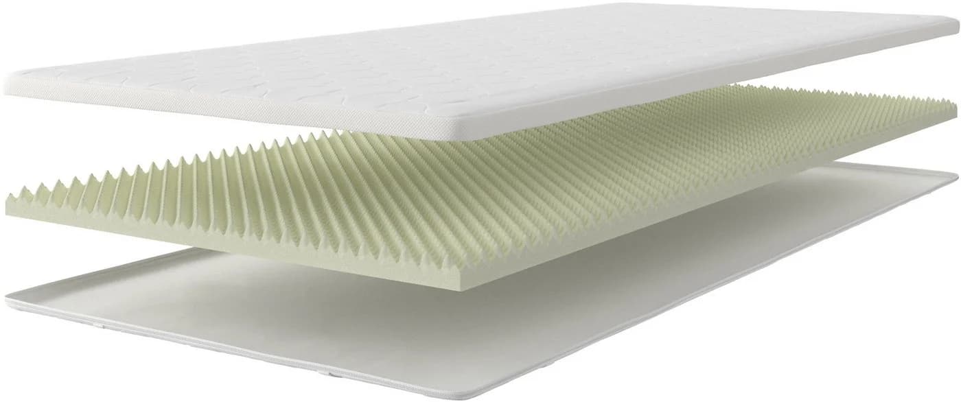 OTTO HOME Polly Plus Komfort ECO Topper Weiß Komfortschaum - Bild 5